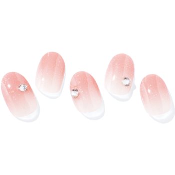 ohora Semi Cured Gel Nail Strips N Coral Sunset folii autocolante pentru unghii